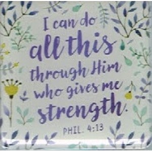 Magnet - I Can Do All This Through Him Who Gives Me Strength Phil 4:13
